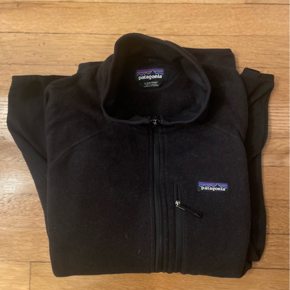 Patagonia Better Sweater Mens Large Black